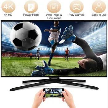 Mirascreen G5 2.4 G 5G 4K Bezvadu HDMI saderīgu TV Stick Miracast Airplay Uztvērējs Wifi Dongle Spogulis Ekrāna Streamer Cast