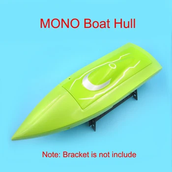 1PC MONO Rotaļlietas RC Laivu, kuru Korpusa Garums 45cm*Platums 14cm ABS Shell ar Sarkana/Zaļa/Dzeltena/Zila Krāsa DIY Piederumi Laivas Modelis