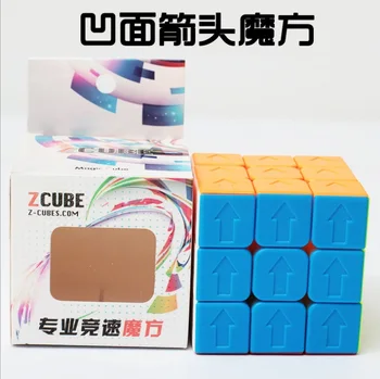 JAUNU ZCUBE 3X3X3 Sudoku Magic Cube Bultiņas Uzlīme Sals Stickerless Puzzle 3 ar 3 57mm Cube Spēle Puzzle Bērnu rotaļlietas