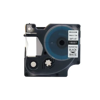 4PK Bezmaksas piegāde Saderīgu Dymo d1 marķējuma lentes RS11W heat shrink tube lentes DYMO Rhino