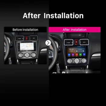 Seicane Android10.0 9 collu 2Din Automašīnas Radio, Stereo Audio, Multimediju Atskaņotājs, GPS Vadītājs Vienību 2016 Subaru WRX forester