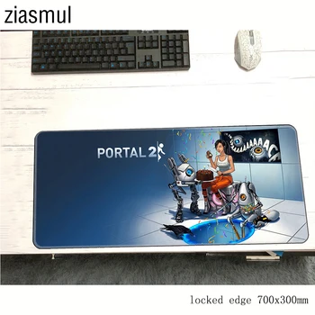 Portal 2 padmouse 700x300x2mm spēļu peles paliktnis spēle Masa modelis peles paliktņa spēlētājs datora galds Tautas mat notbook mousemat pc