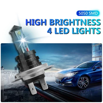 KAHANE 2x H7 LED Auto Gaismas Augstu spilgtumu Miglas lukturi priekšējo Lukturu Spuldzes Tuvās lukturu AUDI A3/A4/A6/Q5TT/TTS