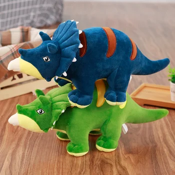 50-95cm Liels, Mīksts Plīša Triceratops Stegosaurus Plīša Rotaļlieta Dinozauru Lelle Pildījumu Rotaļlieta Bērniem Dinozauru Rotaļlietas Dzimšanas dienas Dāvanas