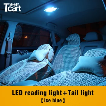 Tcart 4gab LED Auto salona Apgaismojuma auto piederumi Nissan sentra b17 2012 2018