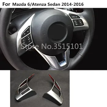 Auto Stils ABS Stick Stūre Interjera Apdares Komplekts Karkasa Paneļu Kapuci 2gab Priekš Mazda 6/Atenza Sedans 2016 2017 2018