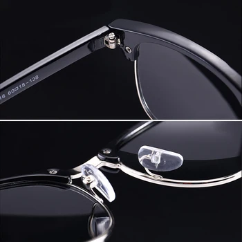 Yoovos ir 2021. Vintage, Saulesbrilles Vīriešiem Polarizētās Augstas Kvalitātes Kvadrātveida Spoguļi Saules Brilles Retro UV400 Lunette De Soleil Homme