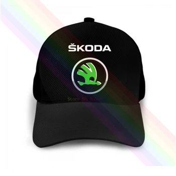 Skoda Logo Classic 2020 Jaunākais Black Tautas Beisbola Cepure, Cepures Unisex