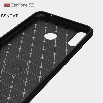 BSNOVT Asus ZenFone 5z ZS620KL Gadījumos, Triecienizturīgs Vāks Matēts Silikona Telefonu Gadījumā Par Asus ZenFone 5z ZS620KL Fundas 5 ZE620KL
