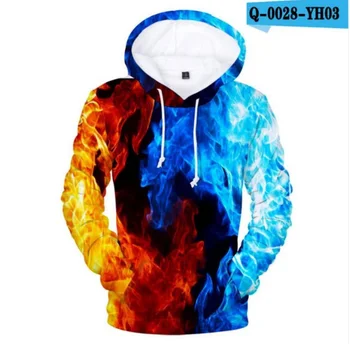 Modes Dizaina Telpas Galaxy Uguns rudens 3D Hoodies Vīriešu/Sieviešu Krekls Hoody outwear Augstas Kvalitātes Vīriešu Kapuci, Vīriešu Džemperi