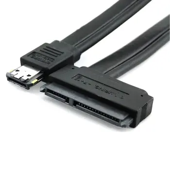 ESATA Kabeli (eSATA + USB combo), lai 22 Pin SATA kabeli.