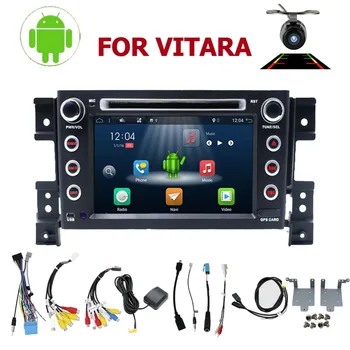 Auto multimedia player 2 din android 10.0 auto DVD atskaņotājs Suzuki grand vitara automašīnu radio stereo, gps, wifi, BT, 3g/4g spogulis saites