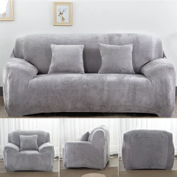 Bieza Plīša dīvāna segumu viesistabā dīvāns dvieļu neslīdīgu Saglabāt siltu dīvāna pārsegs strech dīvāns Slipcover ziemas