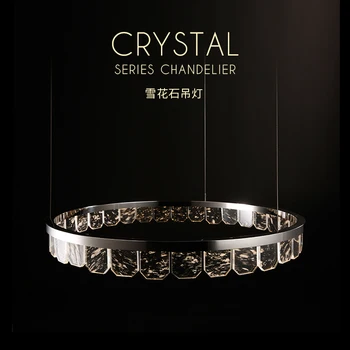 Vienkārši Mūsdienu LED Pendant Light Crystal Luksusa Ēdamistaba Dzīvojamā Istaba Dekorēšanas Kārtā Karājās Lampa, Restorāns Guļamistaba Mākslas Apgaismes iekārtas