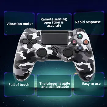 Vadu Gamepad Bluetooth Kursorsviru, Lai PS4 Kontrolieris Bezvadu Konsoles PS3 PS4 Gamepad Joypad Spēles Aksesuāri Playstation 4