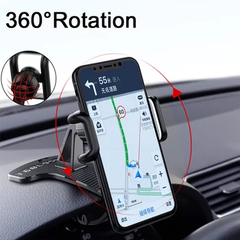 Automašīnas Mobilā Turētājs uz Paneļa Anti-Slip Transportlīdzekļa GPS Mobilais Mount Mobilo Klipu Stāvēt Samsung Galaxy S8/S7/S6