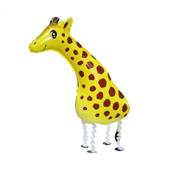 10pcs/somas žirafes kājām pet baloni Dzimšanas dienas svinības bārs apdare karikatūra balonu vairumtirdzniecības Bērnu rotaļlietas