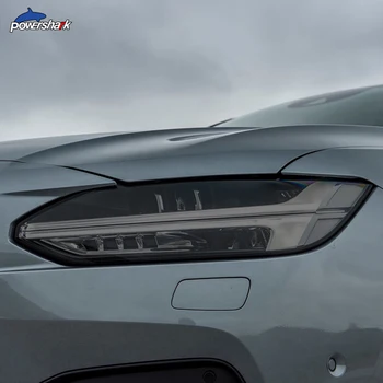 Auto Lukturu Krāsa Melna ar aizsargplēvi Aizsardzības Pārredzamu TPU Uzlīmi Volvo V90 S90 2017 2018 2019 2020 Piederumi