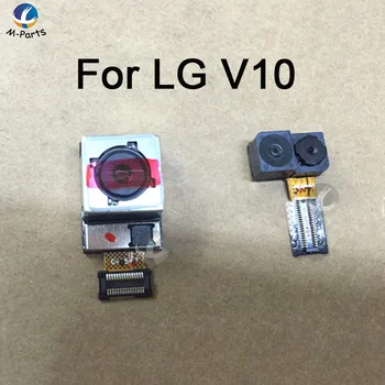 Sākotnējā Atpakaļ Priekšējo Kameru LG V10 H961N H968 F600 Patiesu Galvenais Atpakaļskata Kamera Ar Flex kabelis Lentes Daļa