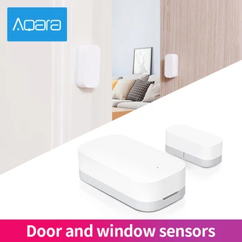Aqara Durvju Logu Sensors Zigbee Bezvadu Savienojumu Smart Mājas Komplekts ar Tālvadības pulti Darba Mijia Mi Mājās APP Aqara Hub IOS