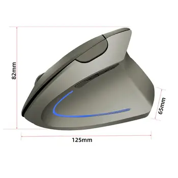 UTHAI DB38 Jaunu vertikālo bezvadu pele 2,4 GHz ergonomisks peles dizains 2400DPI var novērst peles roku spēļu pele