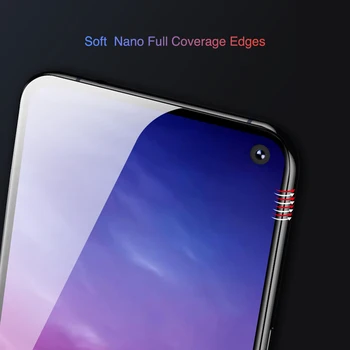 2gab memumi Samsung Galaxy S10e Ekrāna Aizsargs, Pilns Pārklājums Mīksto Nano Filmu S10 e 0.12 mm Atbalstu Ultraskaņas pirkstu Nospiedumu