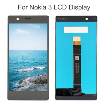 Nokia 3 LCD Nokia3 TA-1032 Displejs, Touch Screen Digitizer Montāža Nomaiņa Pārbaudīta