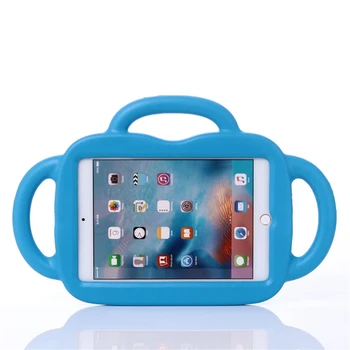 3D Multiplikācijas filmu Pārnēsājams Rokturis Bērniem Drošu EVA Putu Triecienizturīgs Stāvēt Vāks Apple iPad mini 5 2019 mini 1 2 3 4 Tabletes Lietā