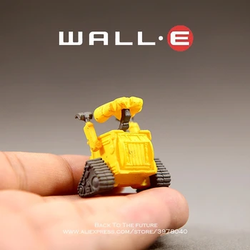 Disney WALL-E Robots IEVA 3cm PVC mini lelle Rīcības Skaitlis Poza Modelis Anime Kolekcija Statuetes Rotaļlietas modelis bērniem dāvanu
