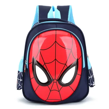 Spiderman Bērniem, Multiplikācijas filmu superheroes anime Disney spider-man Mugursoma Attēls Meitene Zēnu Modelis soma Bērnudārza Schoolbag Dāvanu
