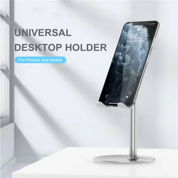 USLION Universāls Regulējams Darbvirsmas Tālruņa Turētājs iPhone Samsung Xiaomi Mobilā Tālruņa Turētāju Statīvu, Lai iPad Planšetdatoru Galda Turētājs