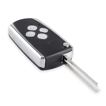 KEYYOU 4 Pogas Modificētu Locīšanas Flip Tālvadības Auto Atslēgu Shell 