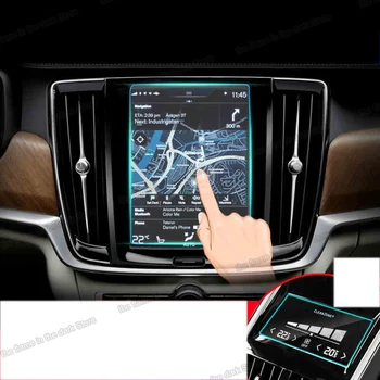Lsrtw2017 auto navigācijas GPS ekrāna aizsargs, uzlīmes, plēves volvo xc90 xc60 s90 xc40 2016 2017 2018 2019 v90 v60 LCD displejs rūdīta