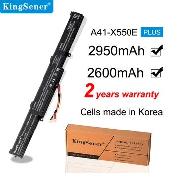KingSener Korejas Šūnu A41-X550E Akumulatoru ASUS X550V X450 X450E X450J X450JF X751M X751MA X751L X750JA A450J A450JF A450E F450