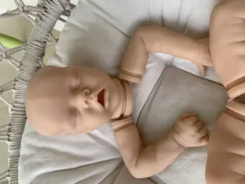 Atdzimis Lelle Komplekts nekustamā Baby Modelis Atdzimšana Zīdaiņu Lelle Pelējuma 18inch silikona bebe atdzimis komplekti