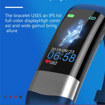 696 K03plus Smart Aproce Krāsu Ekrāns Smart Joslā IP67 Waterproof asinsspiediens, Sirdsdarbības Ātrums, Darbība, Fitnesa Smart Aproce W3