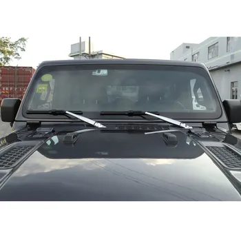Derīgs Jeep Wrangler JL 2018+ Auto Priekšējā un Aizmugures stikla tīrītāja Lietus Pārsegs Apdares Auto Stils fasonēti izstrādājumi