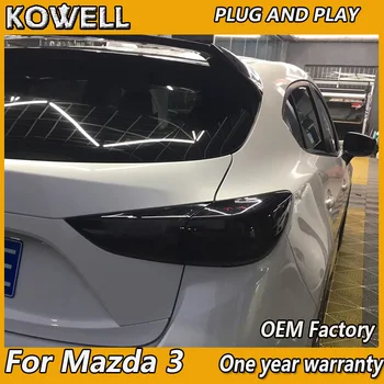 Automašīnu Mazda 3 Axela Aizmugurējie Lukturi 2013-2016 Mazda3 Hečbeka versija dinamisku pagrieziena signāla Pakaļējo Lukturi dienas gaitas lukturi+Bremzes+Parks+Signāls