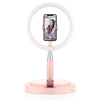 Gredzens Gaismas Selfie Aizpildīt 1.6 m Stand Statīvu Video Tālruņa Darbvirsmas dzīvās Lampas Grīdas Youtube Kamera