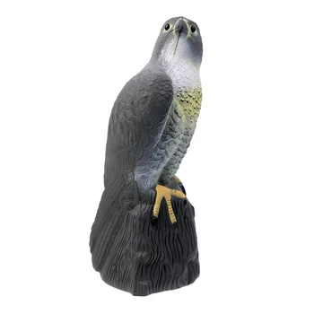 MagiDeal 2 Gabali / Set Lielu Reāli Eagle Hawk Medību Mānekļi Kaitēkļu Kontroles Putnu, Baložu Scarer Āra Dekoratīvās Dārza
