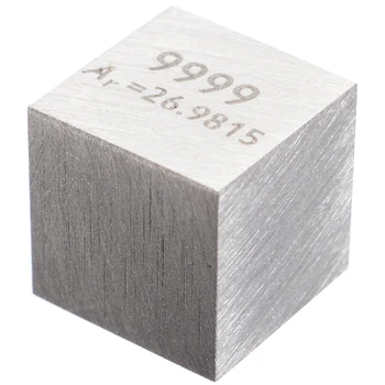1gb 99.99% Augstas Tīrības Alumīnija Sakausējuma 10mm Cube Cirsts Elementu Periodiskā Tabula Amatniecības Rīki