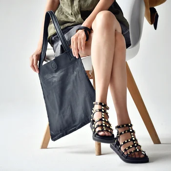 Vendange modes dāmu pleca soma, dabiskās ādas, roku darbs ikdienas soma retro somiņa 2555