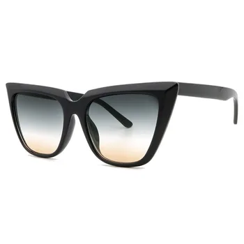 Jauno Modes Cat eye Saulesbrilles Sieviešu Vintage Slīpums Brilles Retro Kvadrātveida Saules Brilles Sieviešu Brilles UV400 Oculos 5493