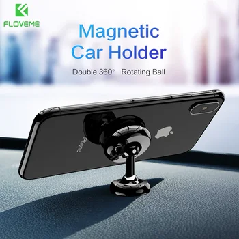 FLOVEME Magnētisko Auto Telefona Turētājs Mini Gaisa Ventilācijas Magnēts Mount Mobilo GPS Atbalstu Viedtālrunis Stāvēt iPhone 11 Pro 8 7 6 Samsung