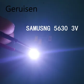 500PCS SAMSUNG LED Apgaismojums 0,5 W, 3 v 5630 balts LCD displeja Apgaismojums TV TV Piemērošanu SPBWH1532S1ZVC1BIB