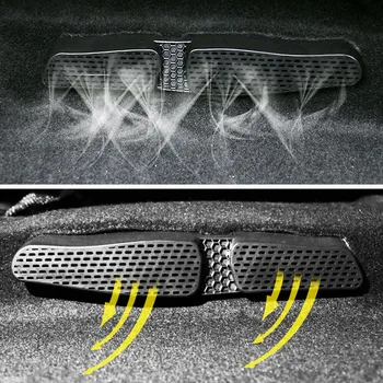 Par Volkswagen Arteon Zem Sēdekļa AC Siltuma Grīdas, Gaisa Kondicionieri Kanāla Ventilācijas Izplūdes Restes Vāciņš Melns