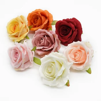 100GAB Ziemassvētku Festivāls, kas Piegādā Augstas kvalitātes rožu viltus ziedi kāzu dekoratīvie ziedi sienas kāzu aksesuāri likvidēšana