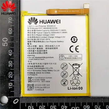 Oriģinālā HB366481ECW Akumulatoru Huawei Honor 8 FRD-L19 FRD-L10 FRD-L09 FRD-AL00 FRD L19 L10 L09 AL00 P Smart ATT-LX1 ATT-LA1
