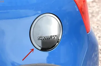 Par Suzuki Swift 2005-2013 Augstas kvalitātes nerūsējošā degvielas tvertnes vāciņu, apdares plāksteris anti-scratch aizsardzības auto piederumi