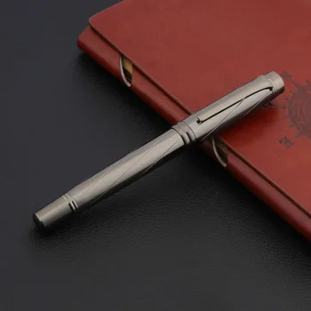 Luksusa Augstas kvalitātes metāla 872 Ieroci pelēkā Gun black Rollerball Pildspalvu metāla elegante paraksts šveice tintes pildspalvas jaunas